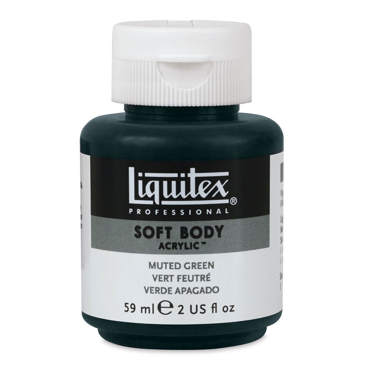 Liquitex Soft Body Artist Acrylics Muted Green, 2 oz Tube Michaels