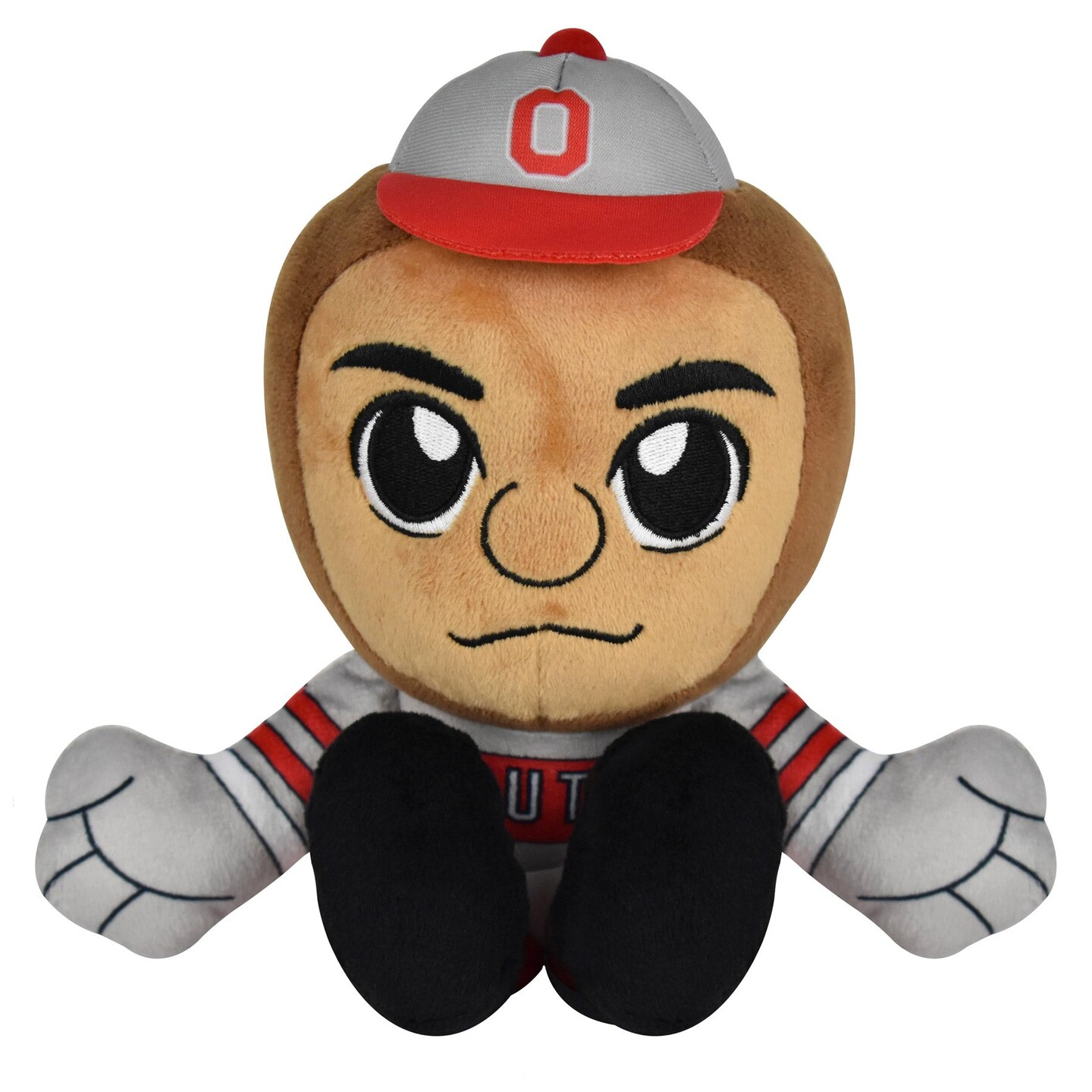 Bleacher Creatures Ohio State Buckeyes Brutus Mascot 8" Kuricha Sitting Plush