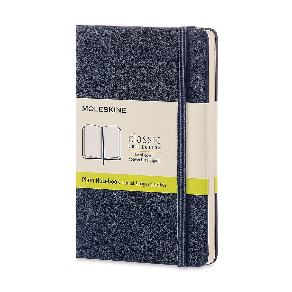 Moleskine Classic Hardcover Notebook - Sapphire Blue, Blank, 5-1/2&#x22; x 3-1/2&#x22;
