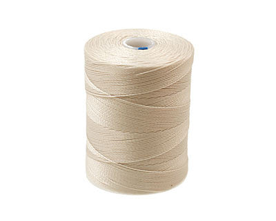 C-Lon Micro Bead Cord, Oyster - 0.12mm, 320 Yard Spool