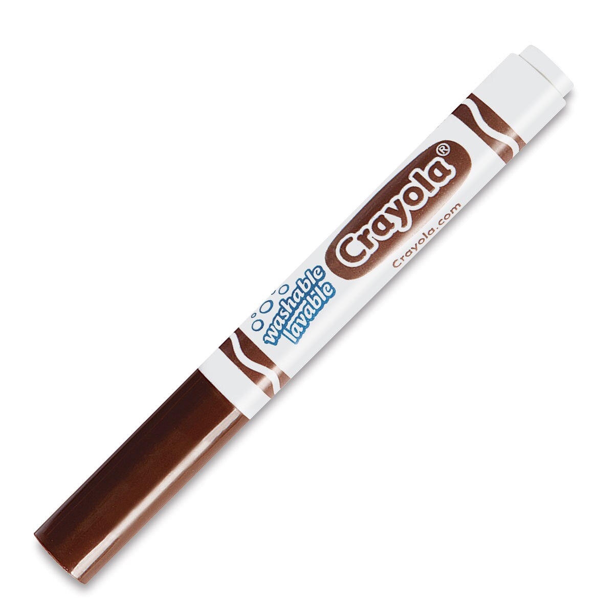 Crayola Ultra-Clean Washable Marker - Brown, Broad Tip