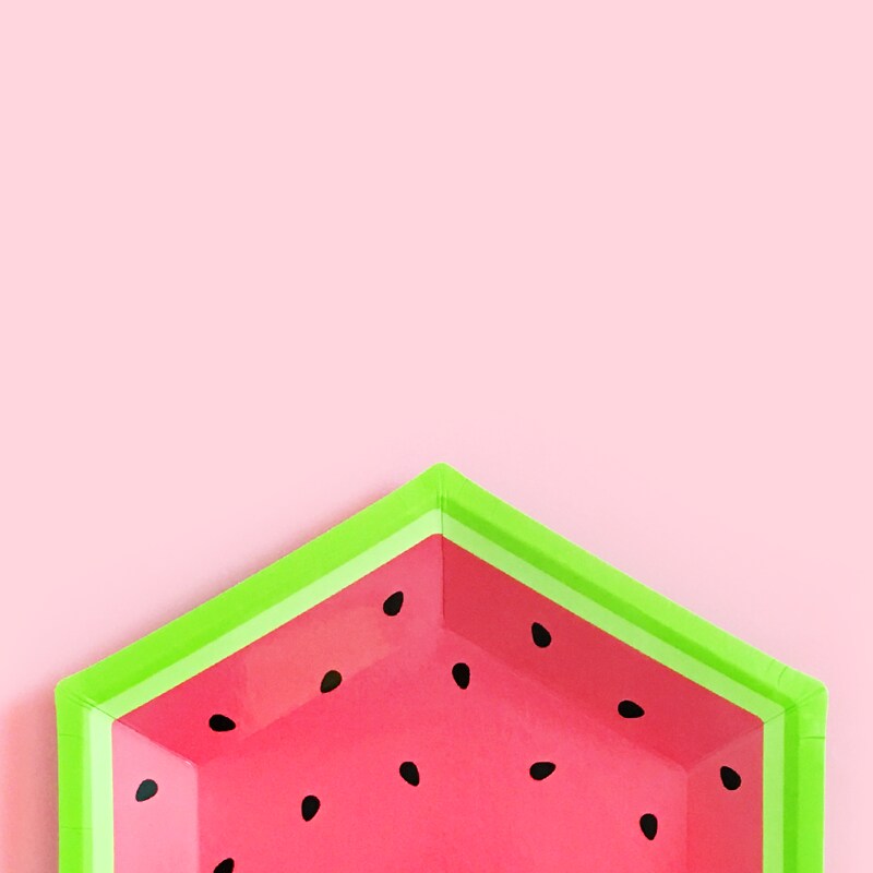 Paper Plates - Large - Watermelon