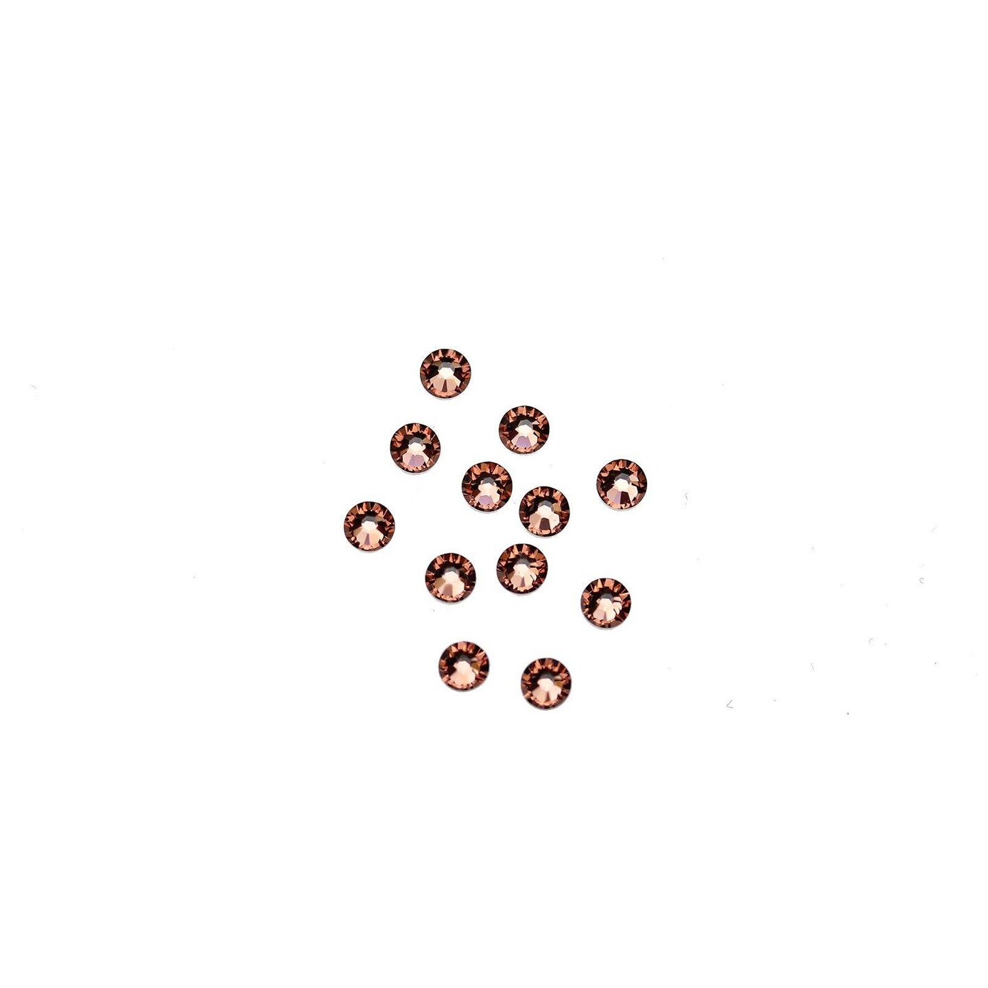 Swarovski® Crystals 2058 Xilion Rose Flat Back, Foiled, SS9 (2.5-2.7mm) Blush Rose - 144pcs