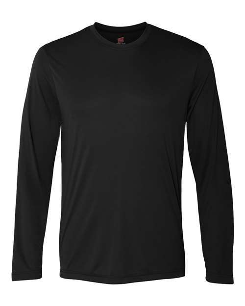Hanes&#xAE; Cool DRI Long Sleeve Crewneck Performance T-Shirt