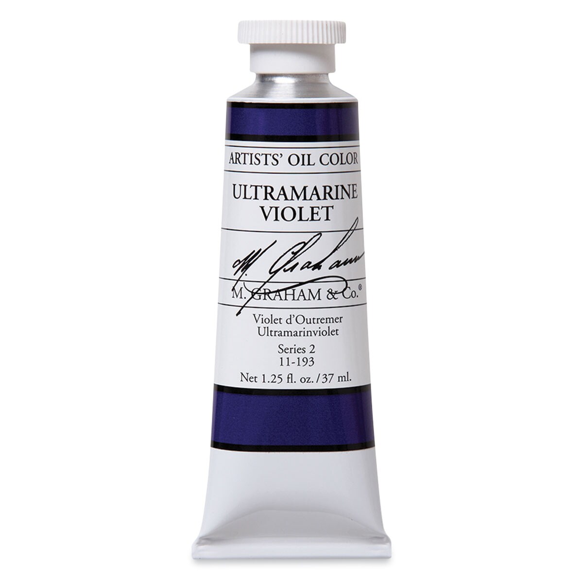 M. Graham Artists' Oil Color - Ultramarine Violet, 37 ml tube