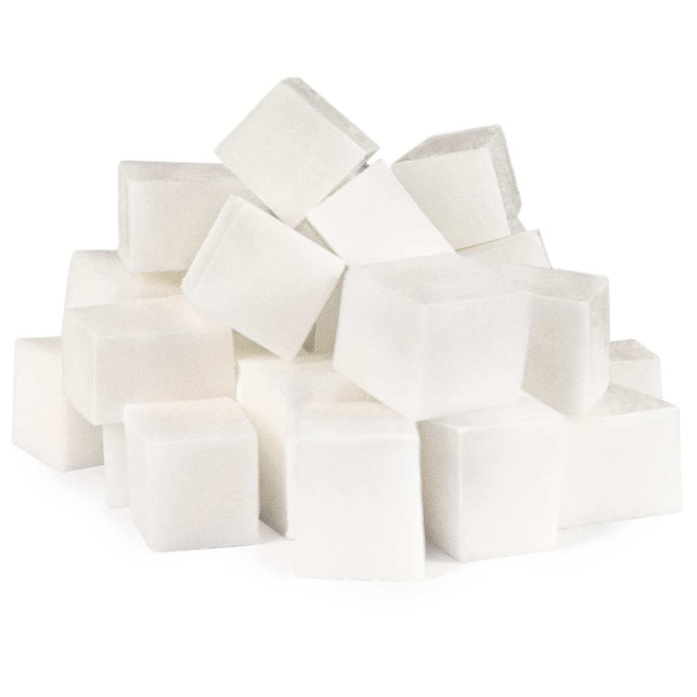 2 LB - Shea Butter Soap Base by Velona | Pre-Cut Cubes | SLS/SLES Free | Glycerin Melt and Pour | Natural Bars for The Best Result for Soap-Making