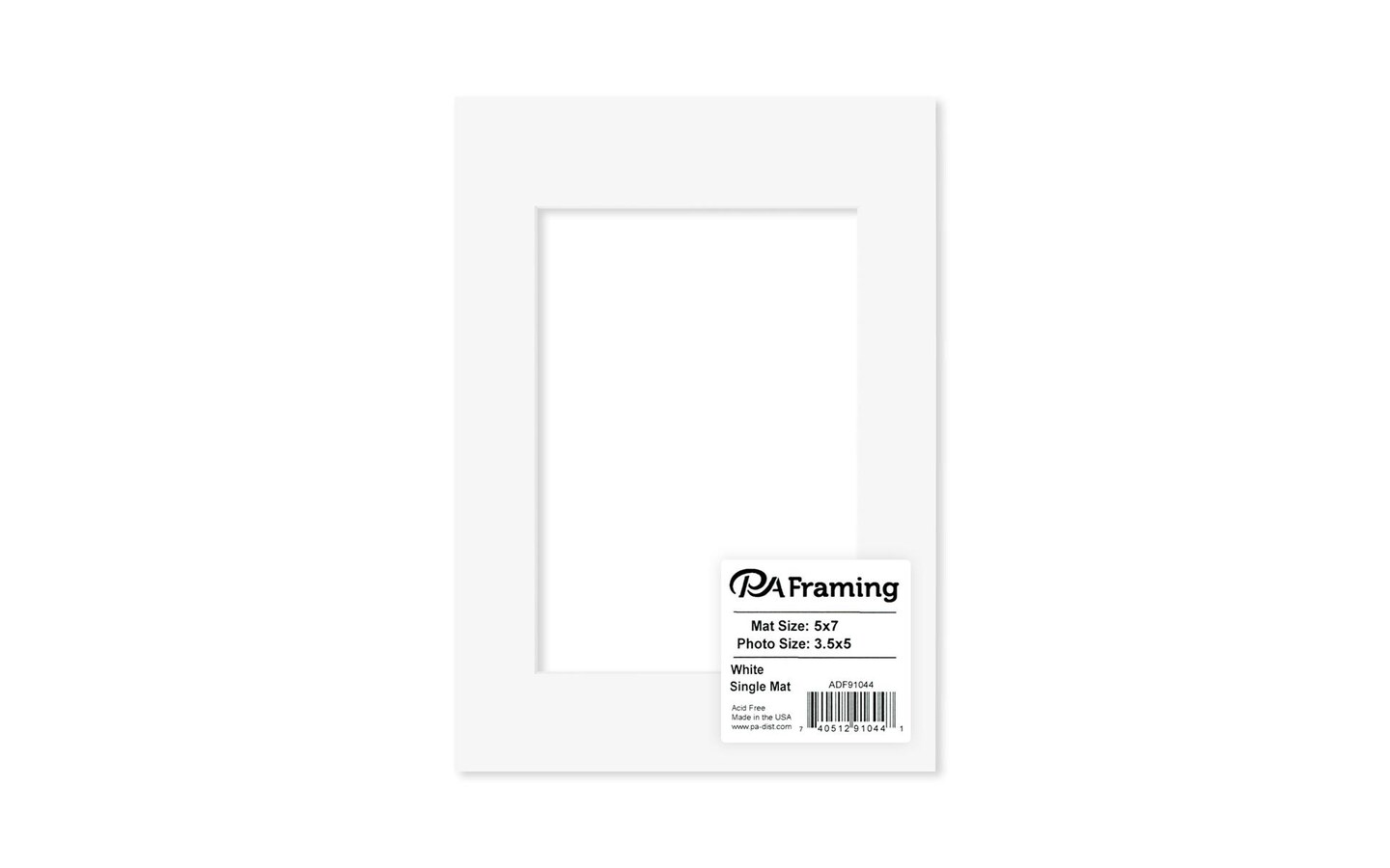 ADF Mat 5x7/3.5x5 WhtCore White