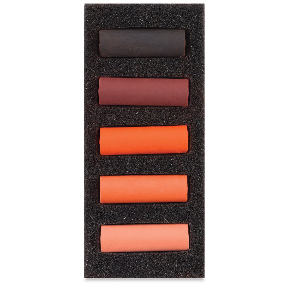 Rembrandt Soft Pastel Set - Rich Oranges, Set of 5 Half Sticks