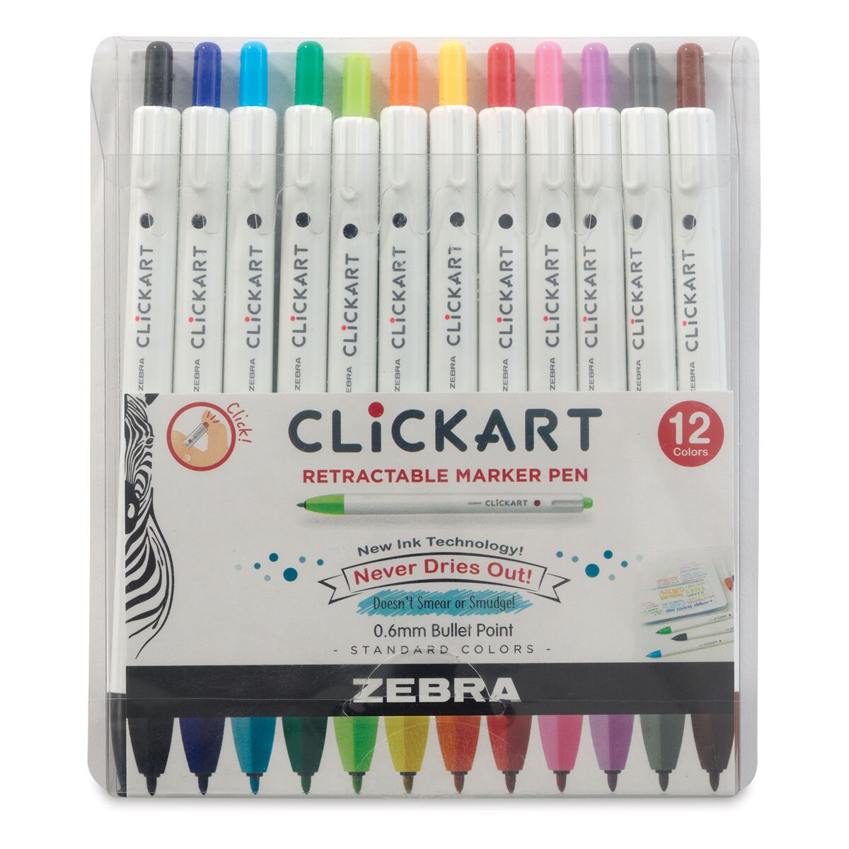 ZEBRA CLiCKART Retractable Marker Pen