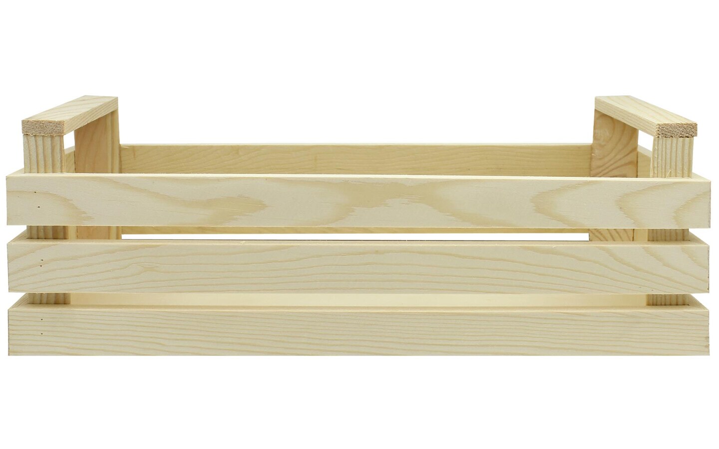 Wood Crate Unfinished 13.5x4.75x4.5 Natural