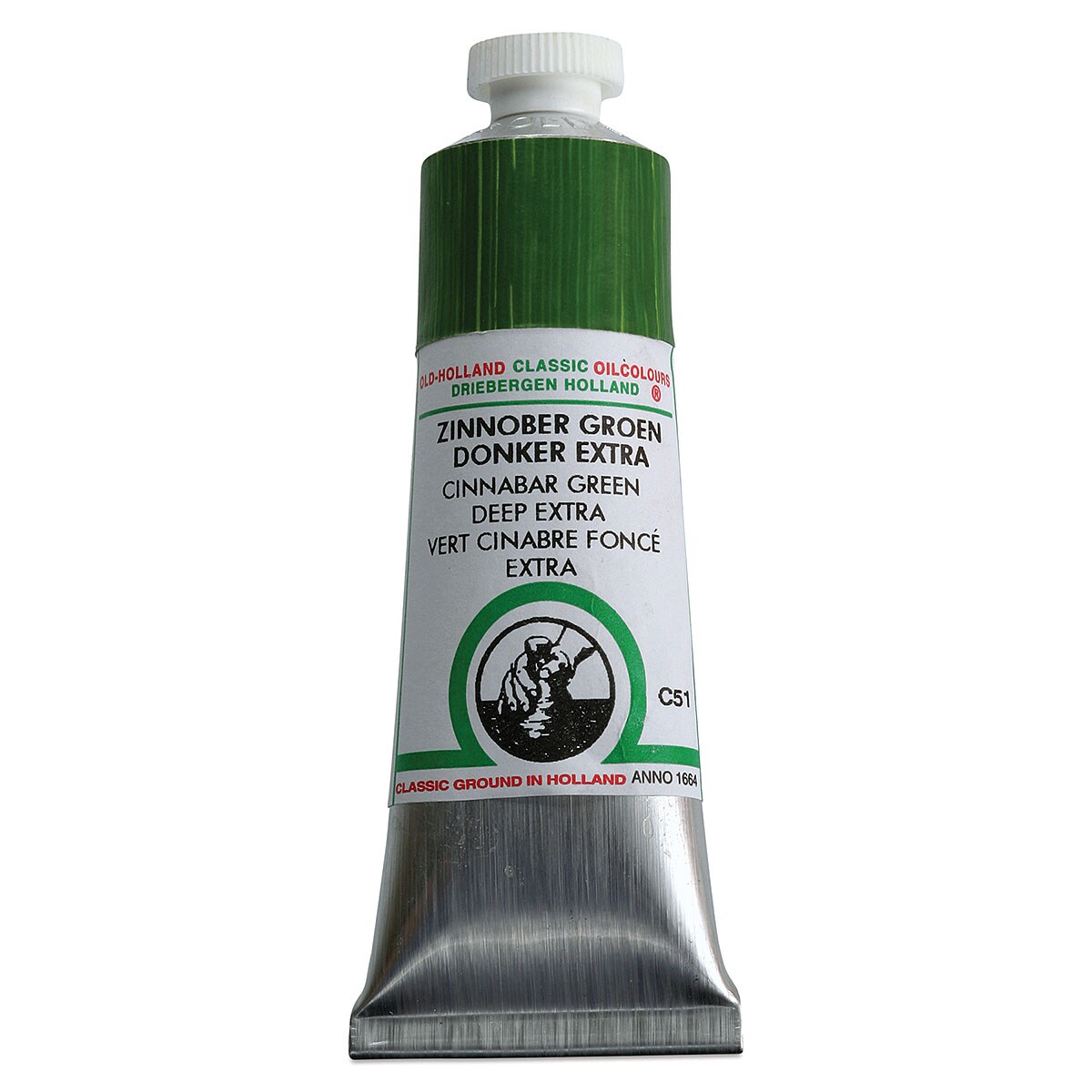 Old Holland Classic Oil Color - Cinnabar Green Deep Extra, 40 ml tube