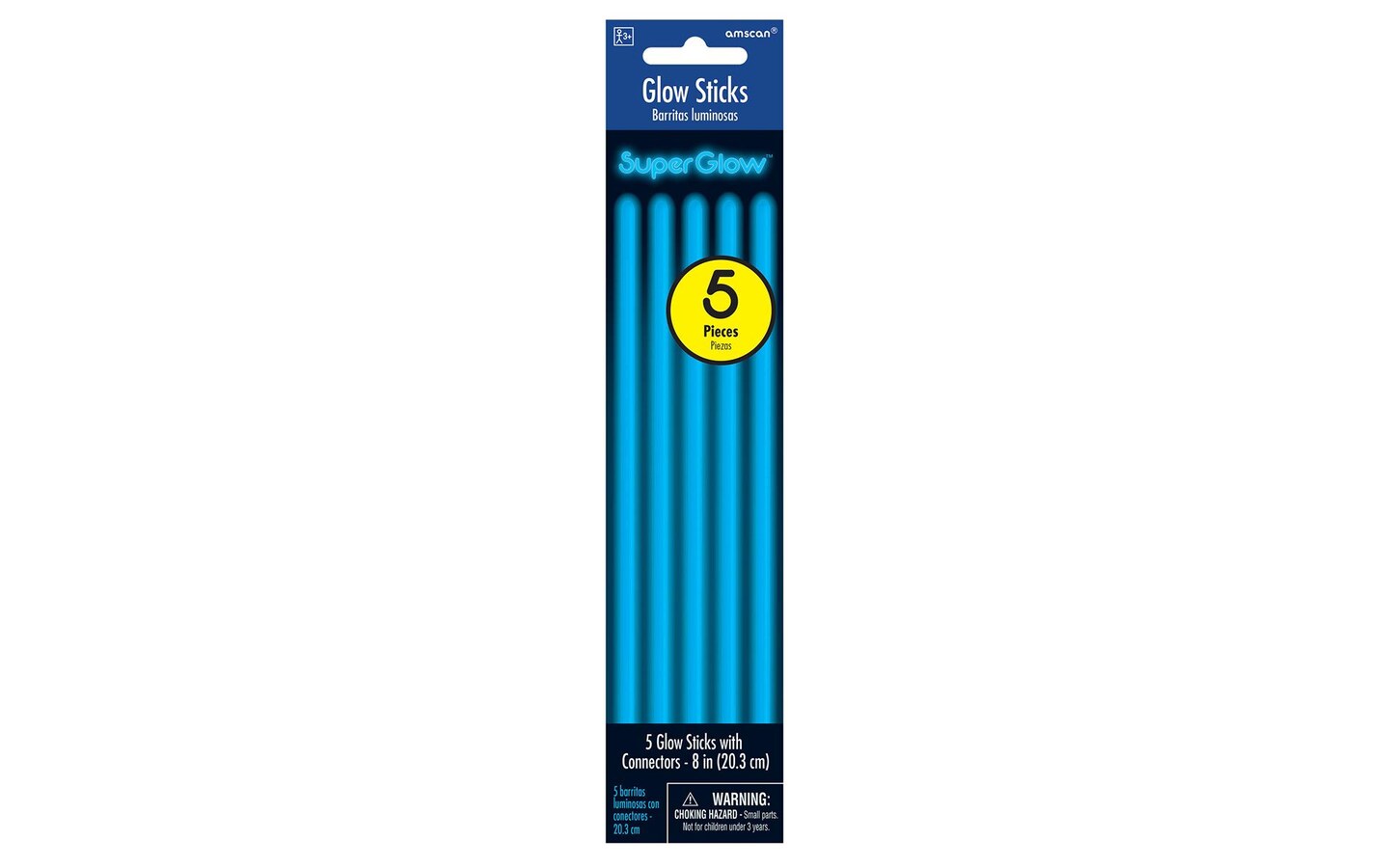 50 Blue Mini Glow Sticks for Fun, Fishing and More