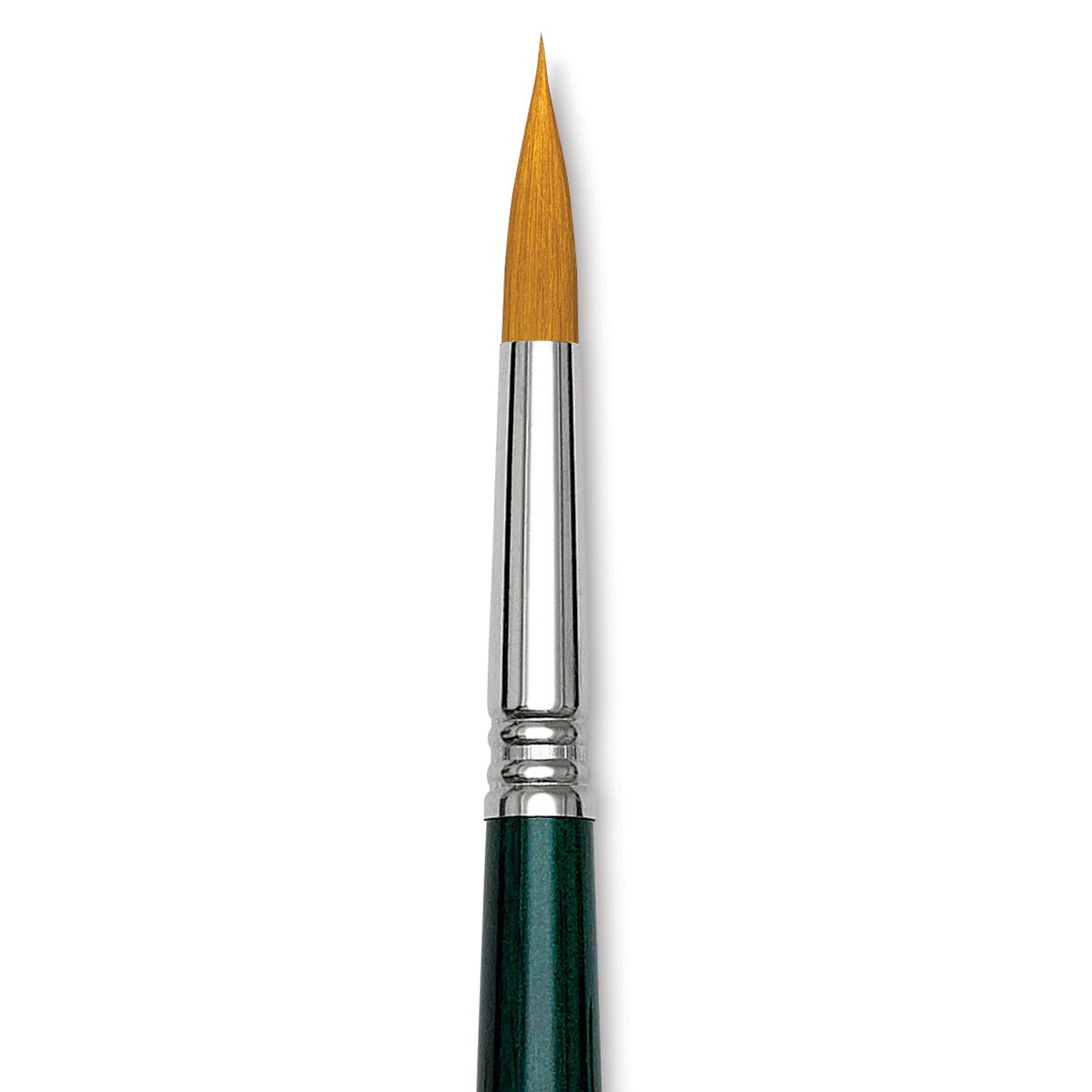 Escoda Barroco Toray Gold Synthetic Brush - Round, Long Handle, Size 0