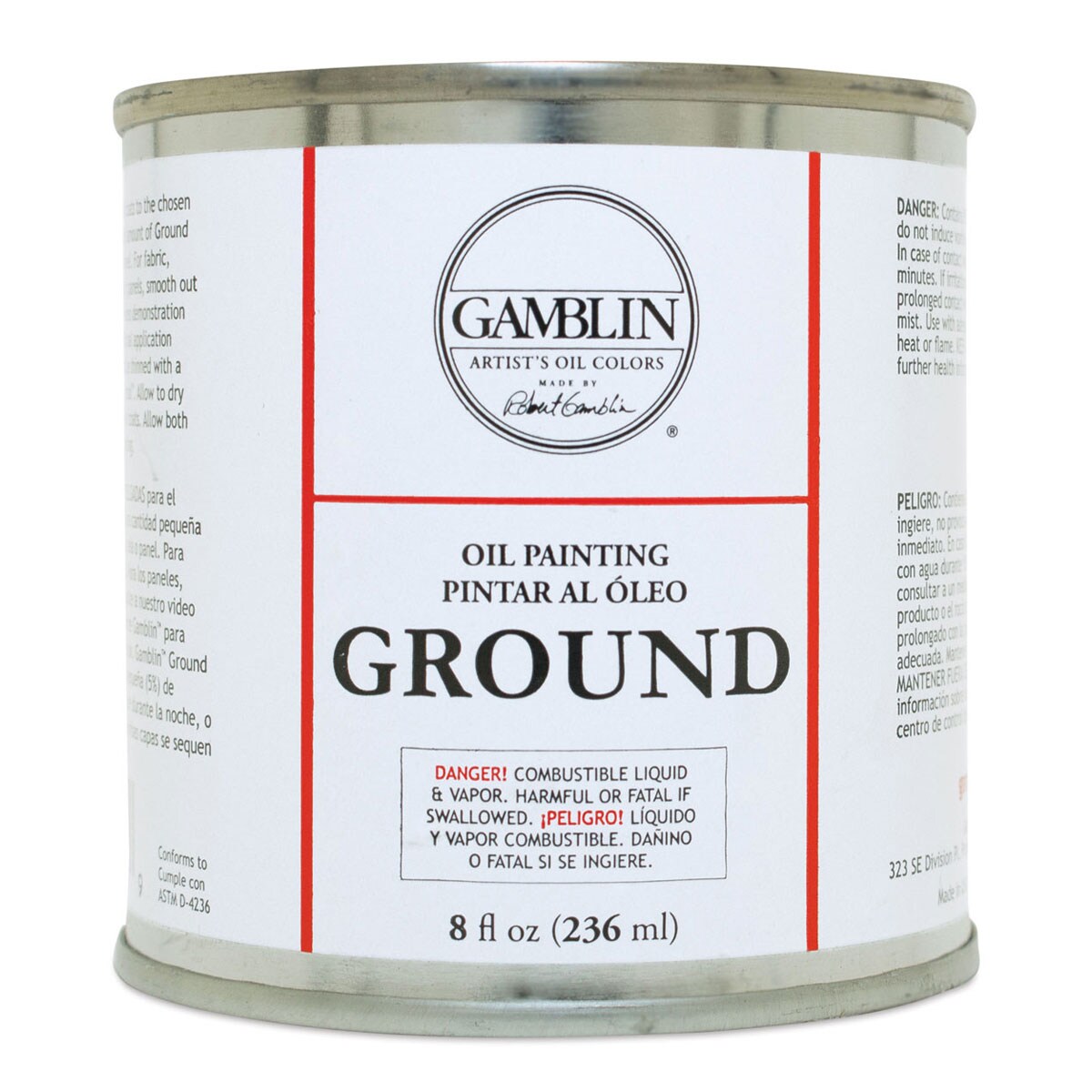 Gamblin Painting Ground - 8 oz can