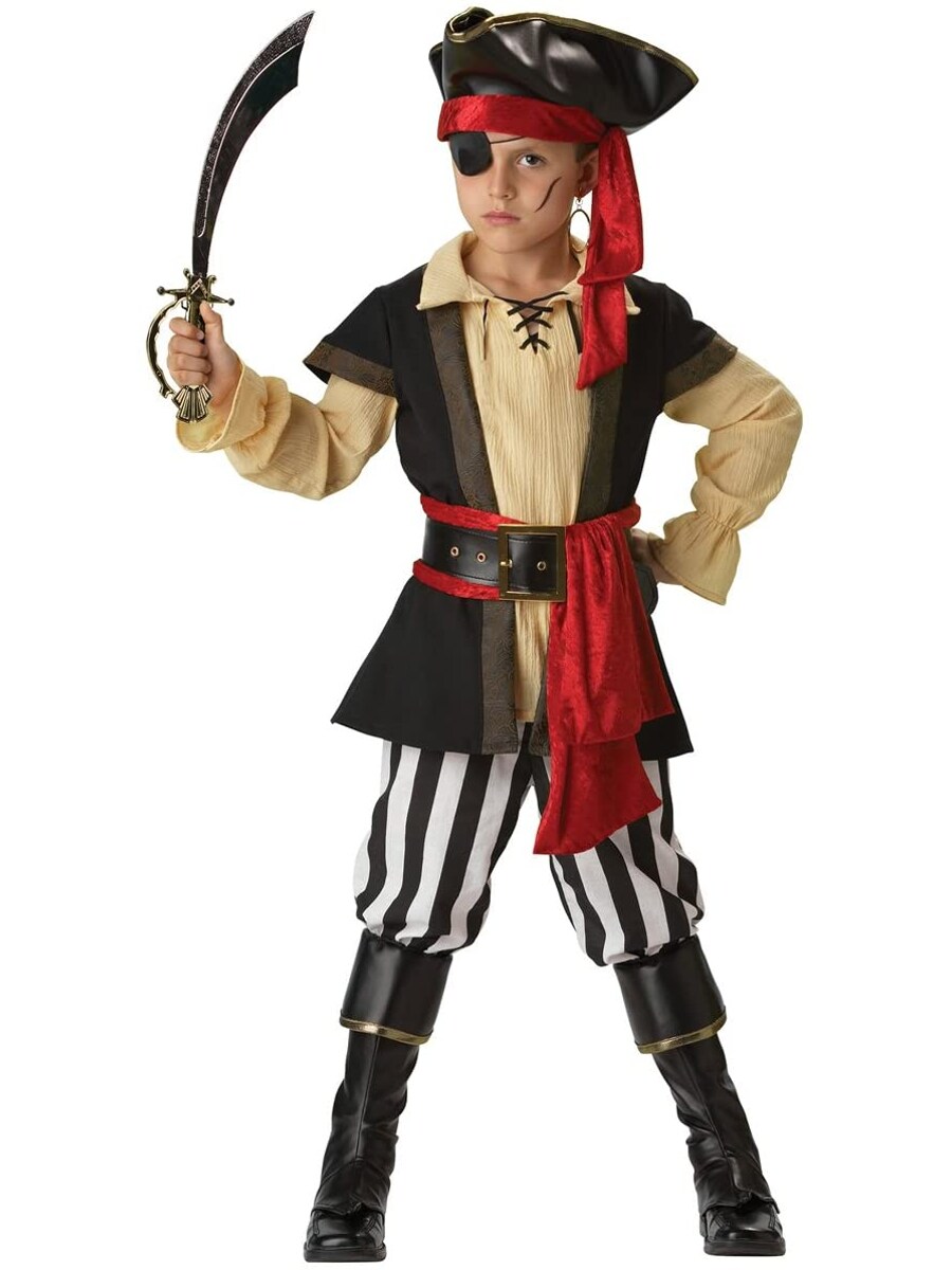 Seafaring Pirate Scoundrel Boy&#x27;s Costume