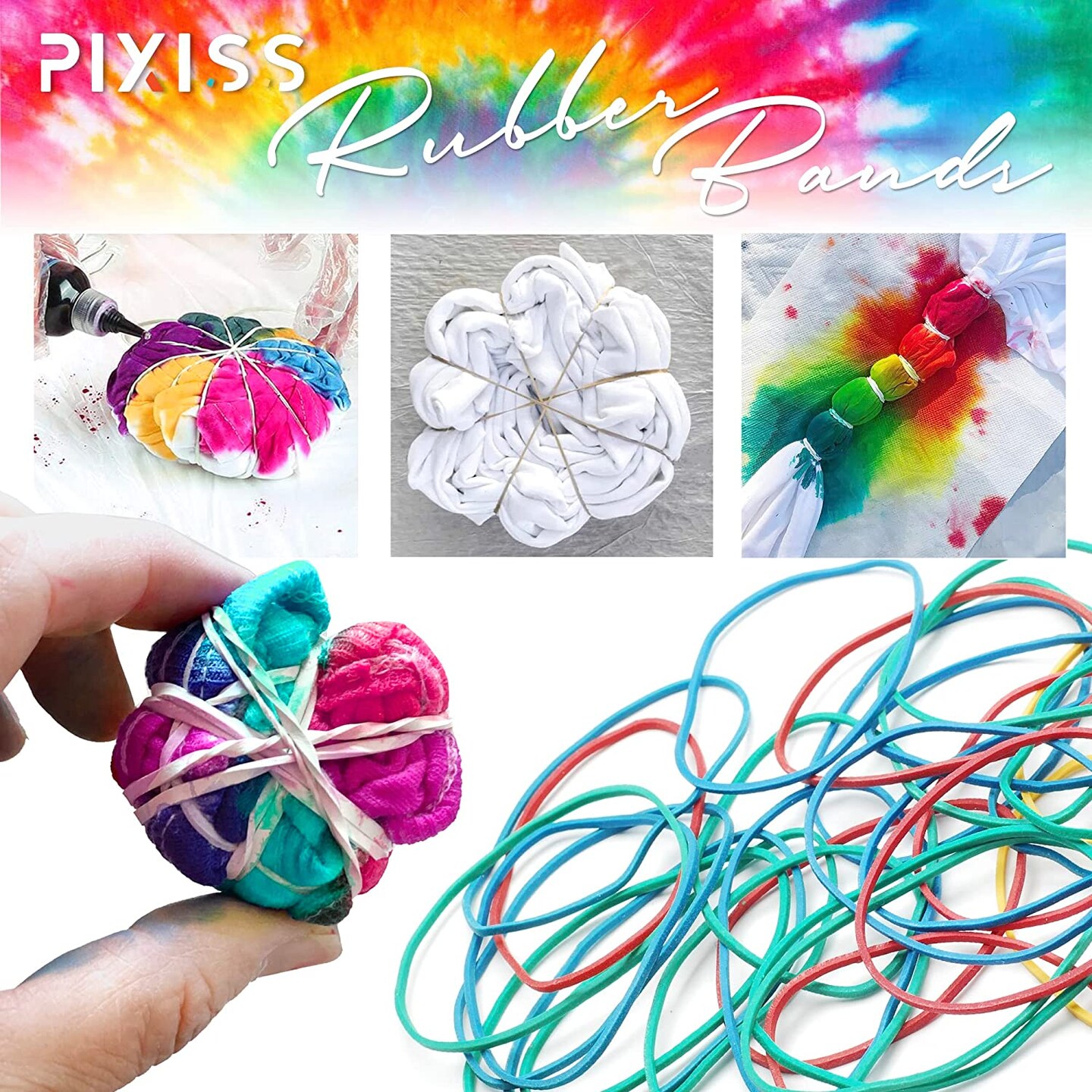 Rit Dye Liquid Violet All-Purpose Dye 8oz, Pixiss Tie Dye Accessories Bundle