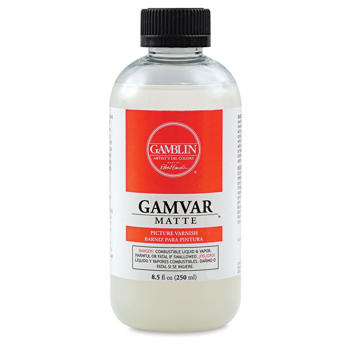 Gamblin Gamvar Matte Varnish 8.5 oz bottle Michaels