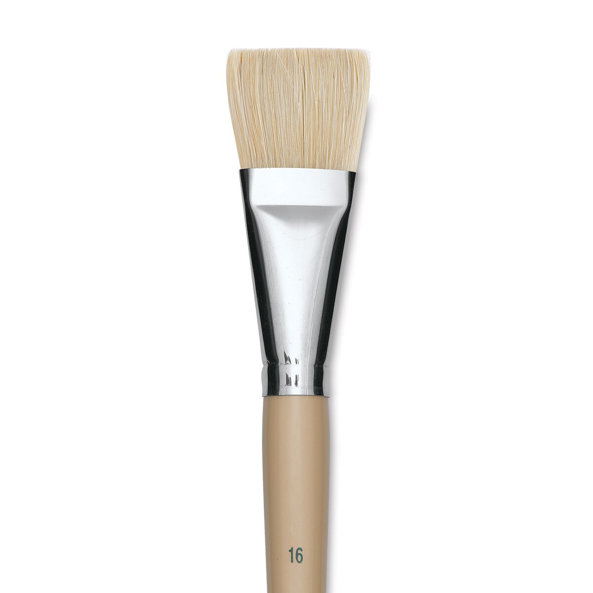 Robert Simmons Signet Bristle Brush - Broad, Long Handle, Size 16