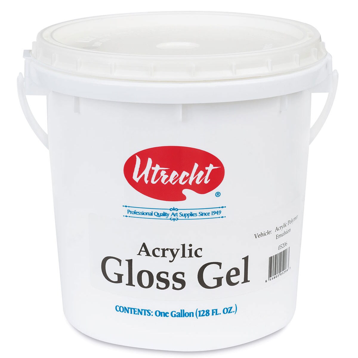 Utrecht Artists' Acrylic Gel Medium - Gloss Gel Medium, Gallon