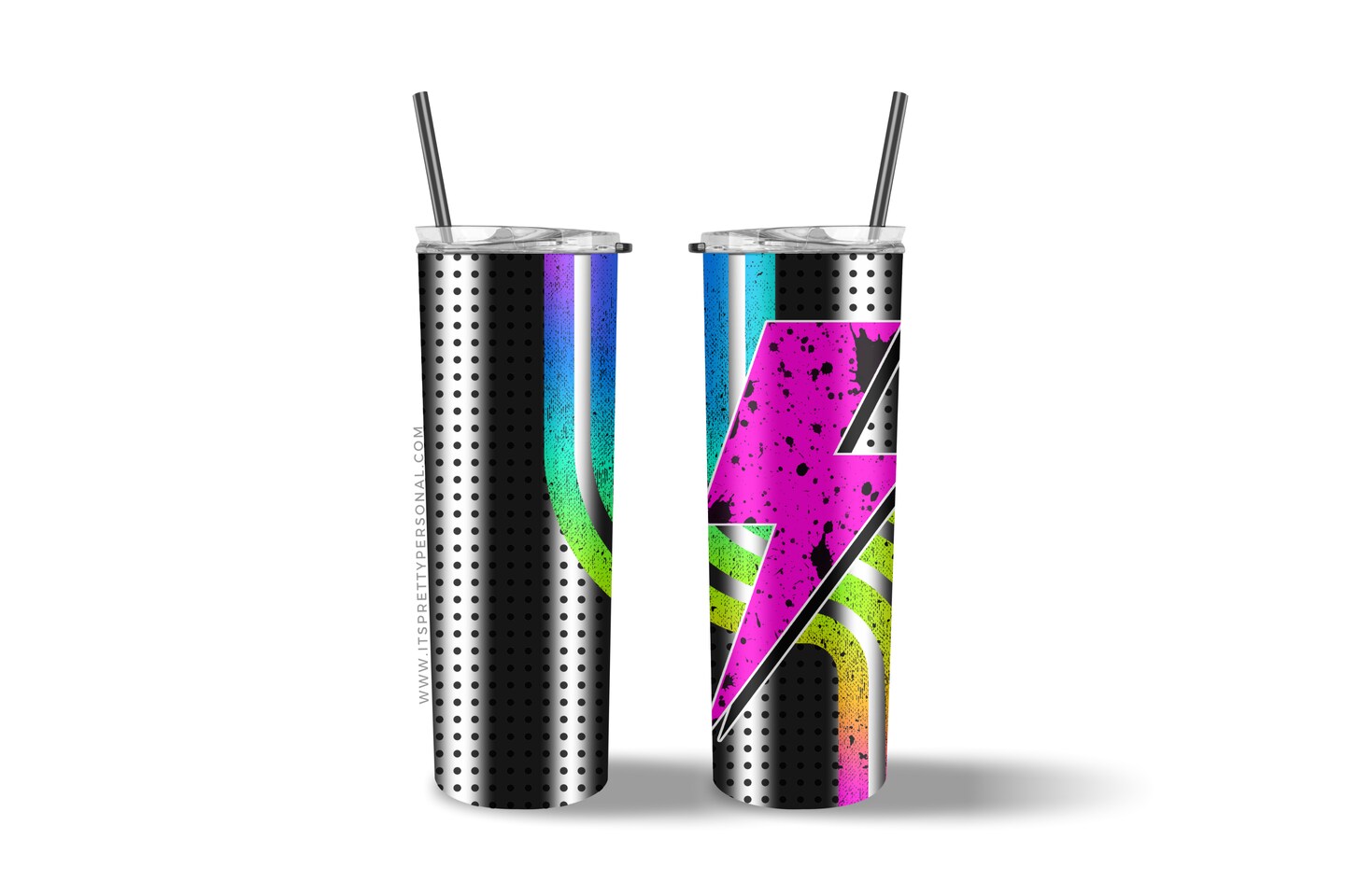 #83 CLEAR- 20oz Neon Bolt It- 9.4&#x22; x 8&#x22; Pattern Vinyl Wrap (IPP EXCLUSIVE!)