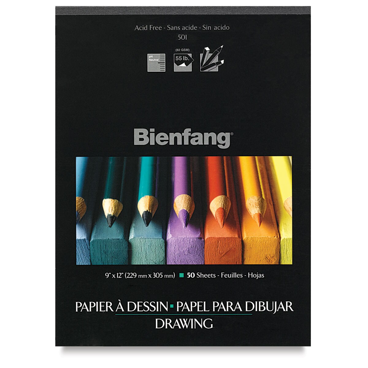 Bienfang Giant Drawing Paper Pad - 9&#x22; x 12&#x22;, 50 Sheets