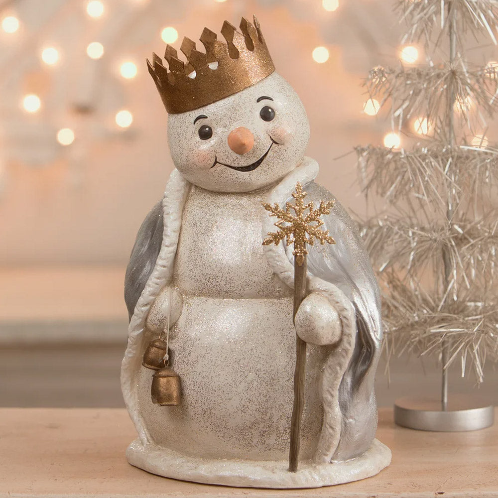Bethany Lowe Designs Frosted Metallics Snowman Michaels
