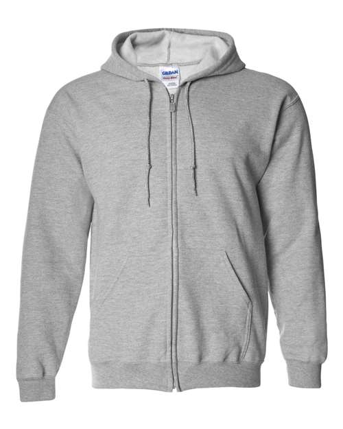 Gildan&#xAE; Heavy Blend Full-Zip Long Sleeve Hooded Sweatshirt