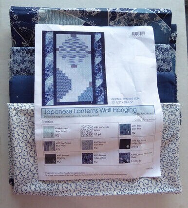 Japanese Lanterns Wall Hanging Kit 32x39 by Connecting Threads