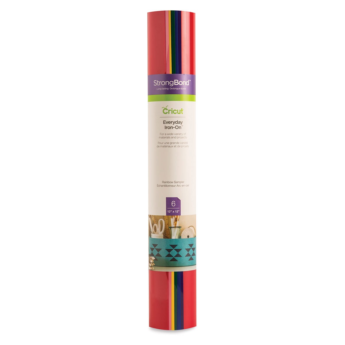Cricut Everyday Iron-On Vinyl - Rainbow Sampler, 6 Sheets | Michaels