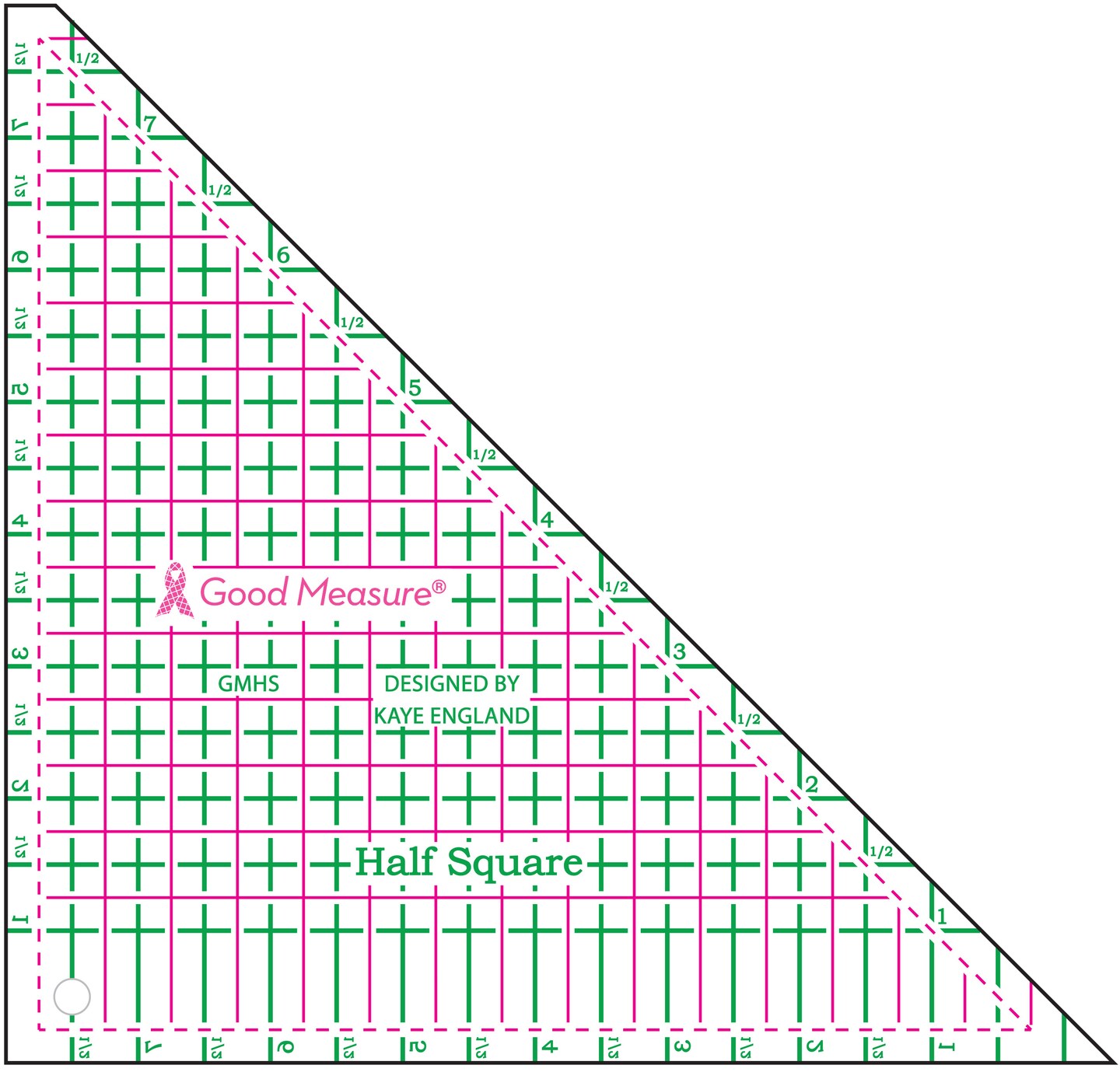 Good Measure Half Square Ruler
