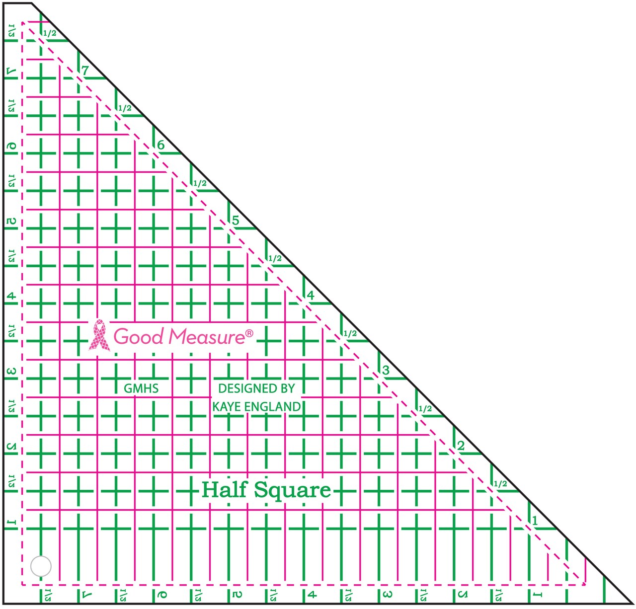 Good Measure Half Square Ruler | Michaels