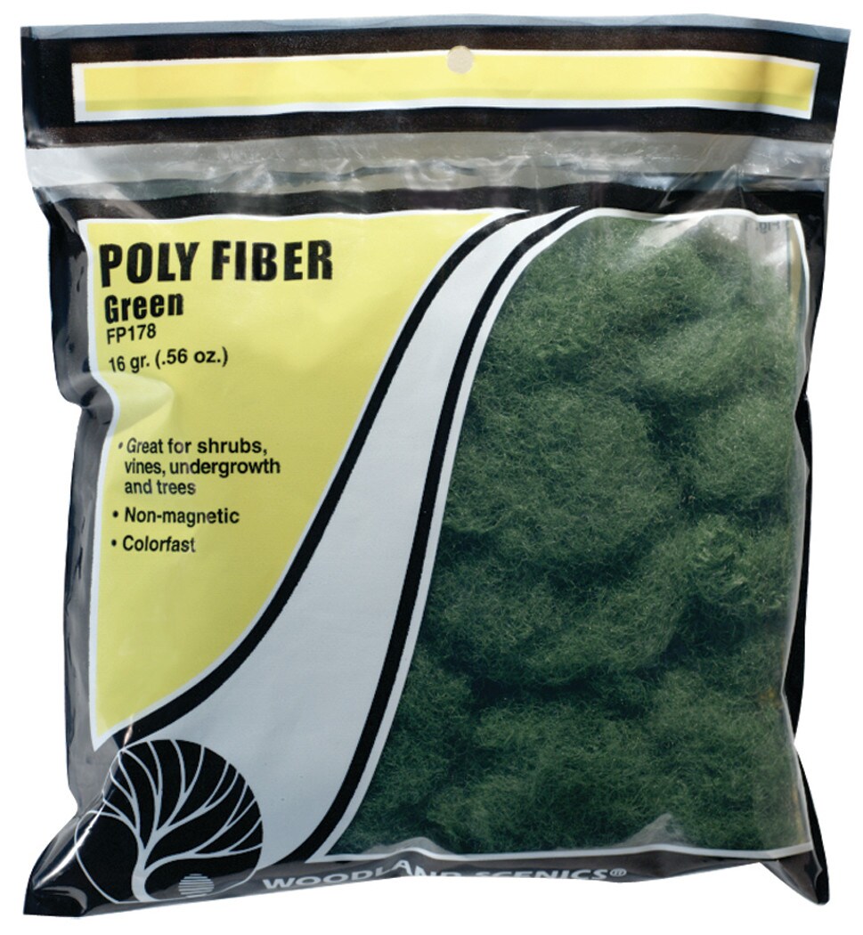Woodland Scenics Poly Fiber, 0.56 oz. Bag