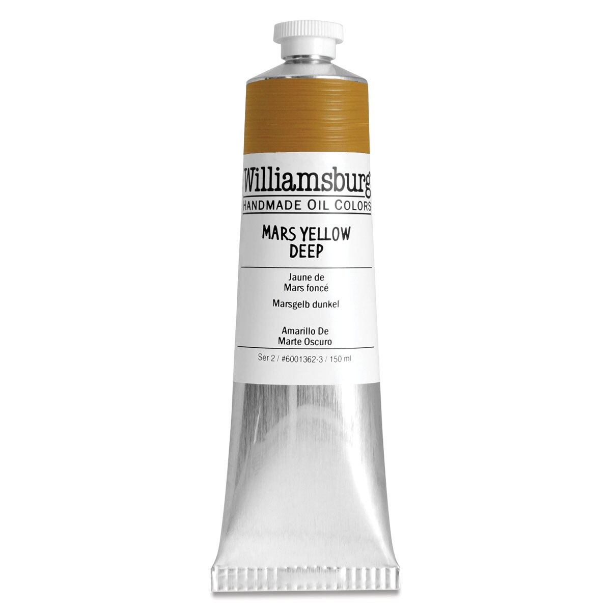 Williamsburg Handmade Oil Paint - Mars Yellow Deep, 150 ml tube