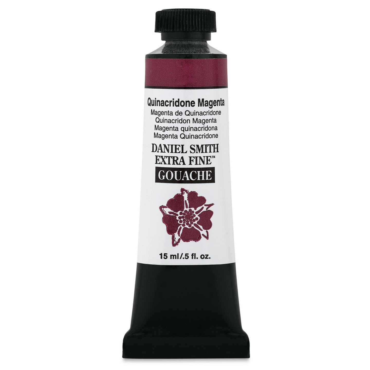 Daniel Smith Extra Fine Gouache - Quinacridone Magenta, 15 ml Tube