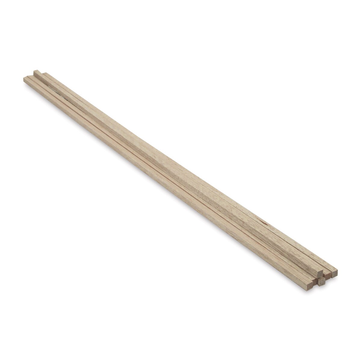 Midwest Products Balsa Wood Strips - 6 Pieces, 3/8" x 3/8" x 36"