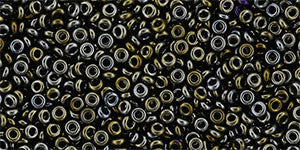 Toho Demi Round 11/0 Seed Bead, Metallic Iris Brown, TN-11-83