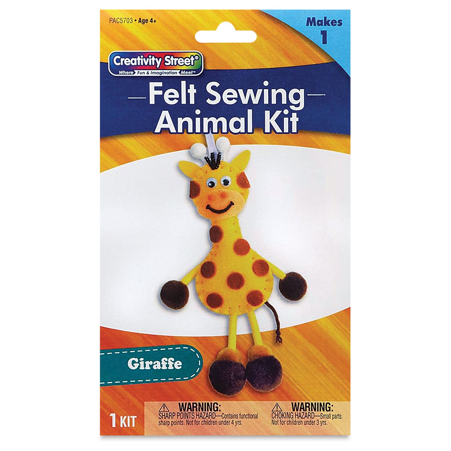 Creativity Street Felt Sewing Kit - Giraffe