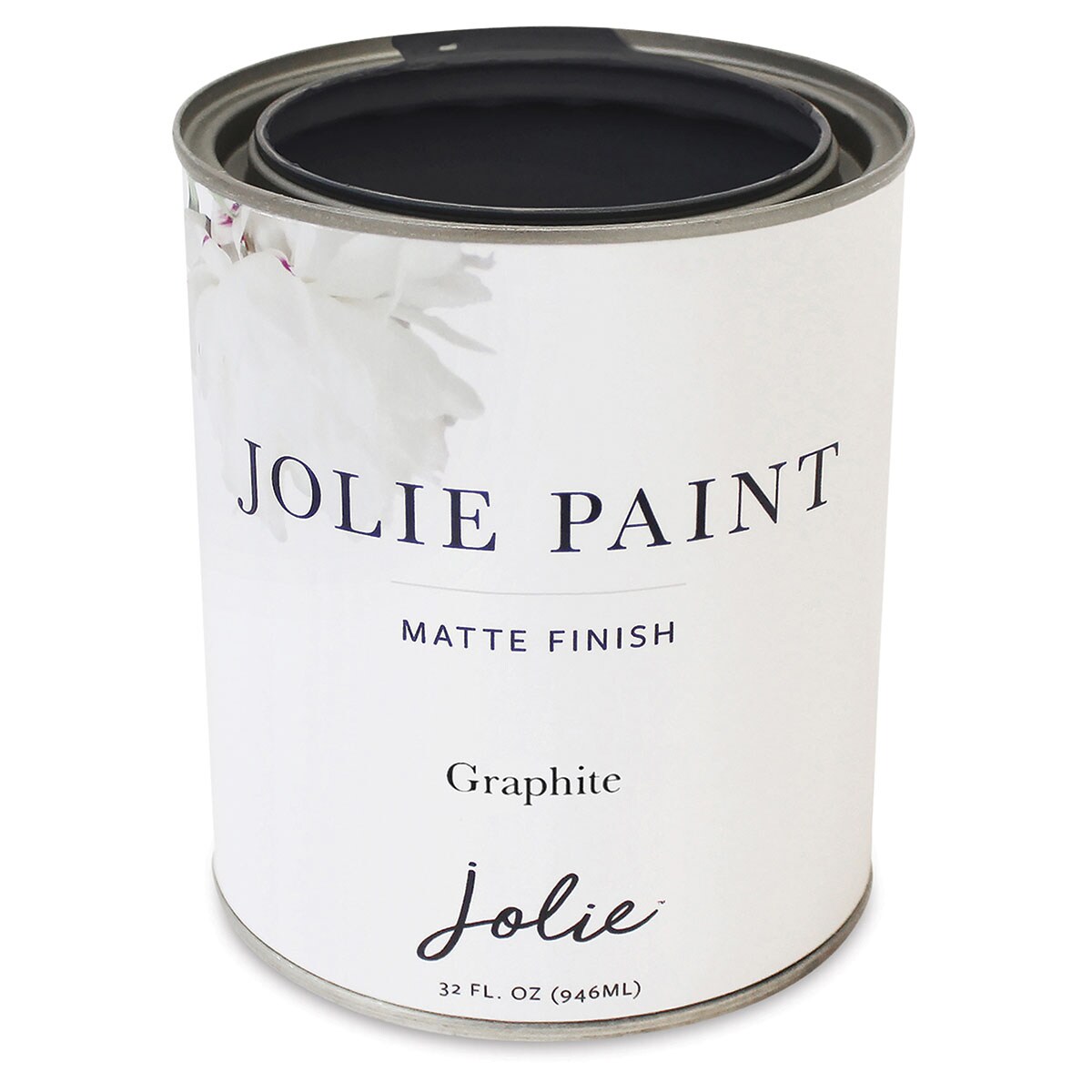 Jolie Matte Finish Paint Graphite, Quart Michaels