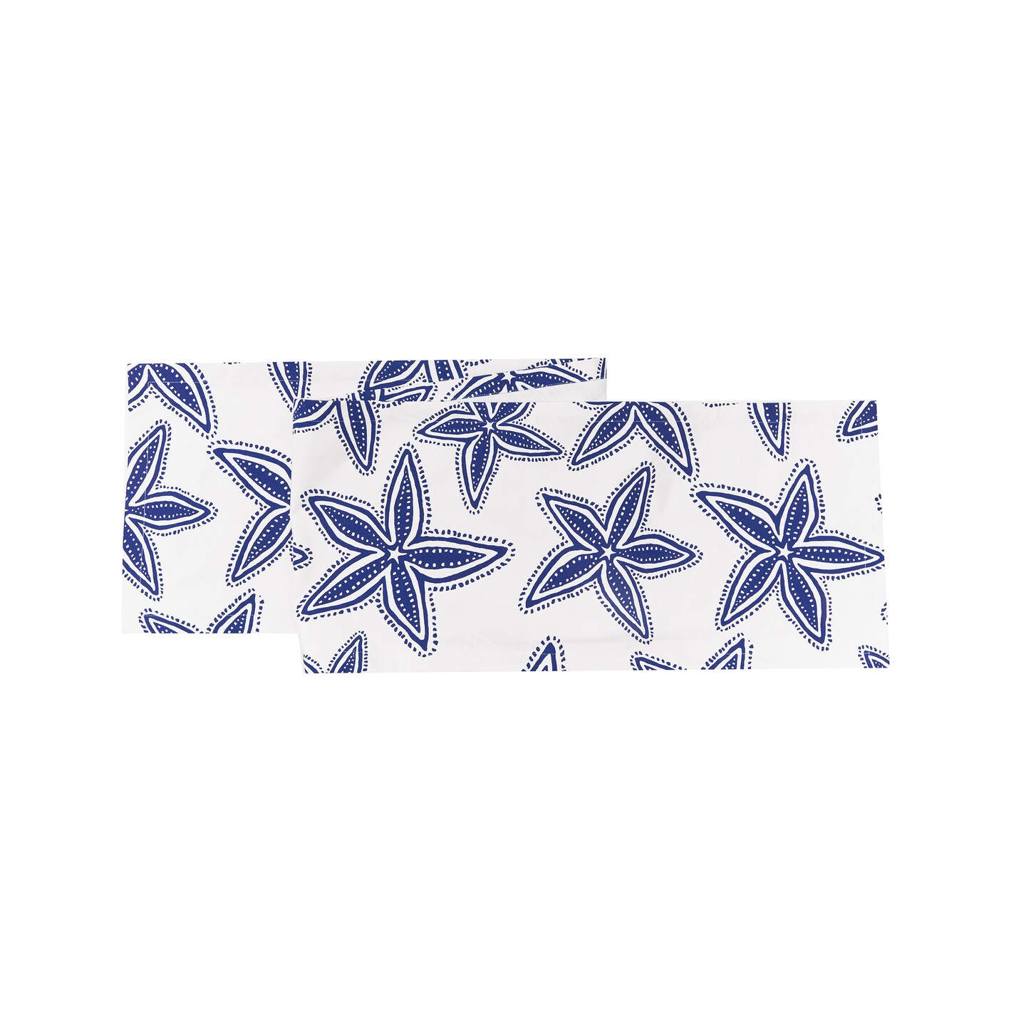 13 x 72 blue coastal starfish table runner michaels