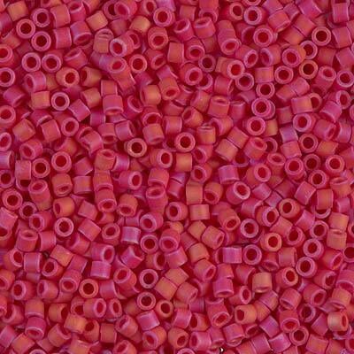Miyuki Delica Bead 10/0, DBM0362, Matte Opaque Red Luster