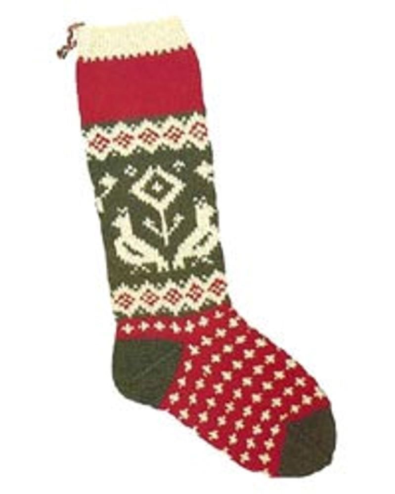 Candide Wool Yarn Christmas Stocking Knitting Kit (106 - Partridge and Pear Tree)