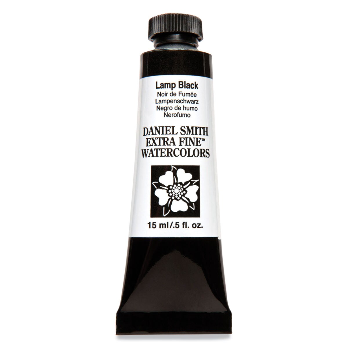 Daniel Smith Extra Fine Watercolor - Lamp Black, 15 ml Tube