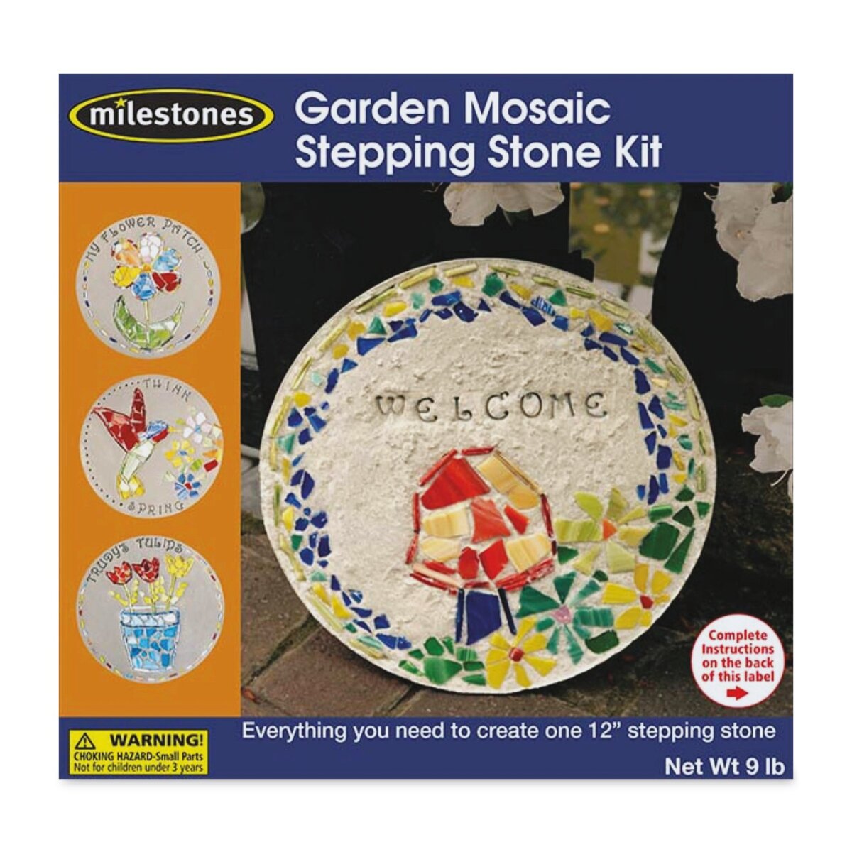 Milestones Mosaic Stepping Stone Kit - Garden