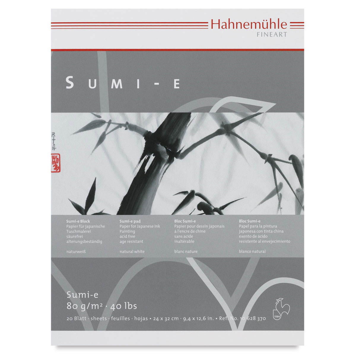 Hahnemuhle Sumi-e Paper Pad - 9 1/2&#x22; x 12 1/2&#x22;, 20 Sheets