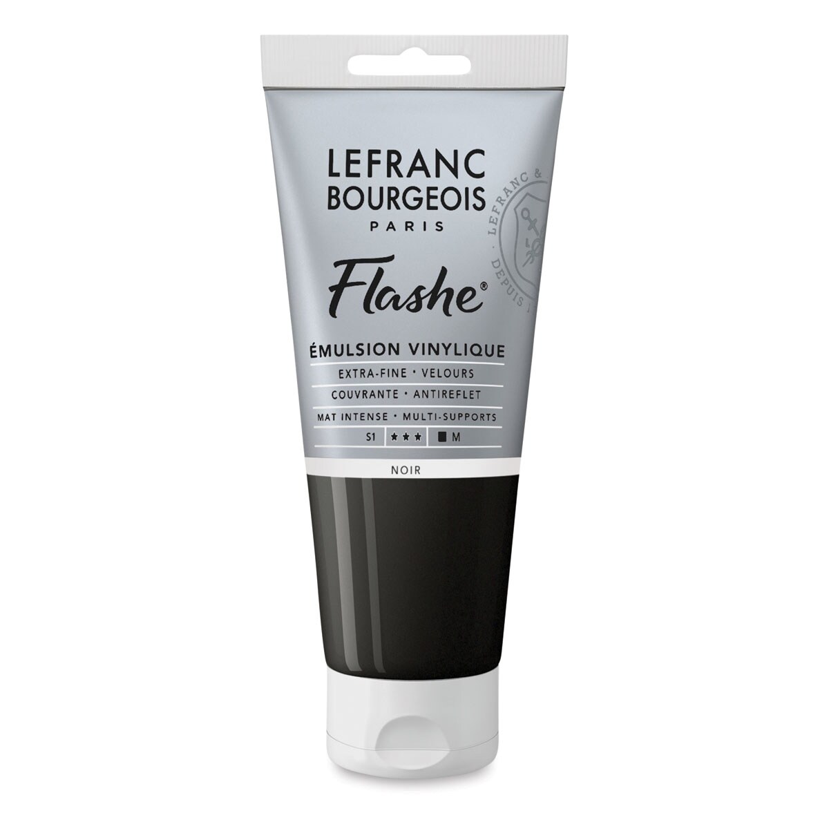 Lefranc &#x26; Bourgeois Flashe Vinyl Paint - Black, 80 ml