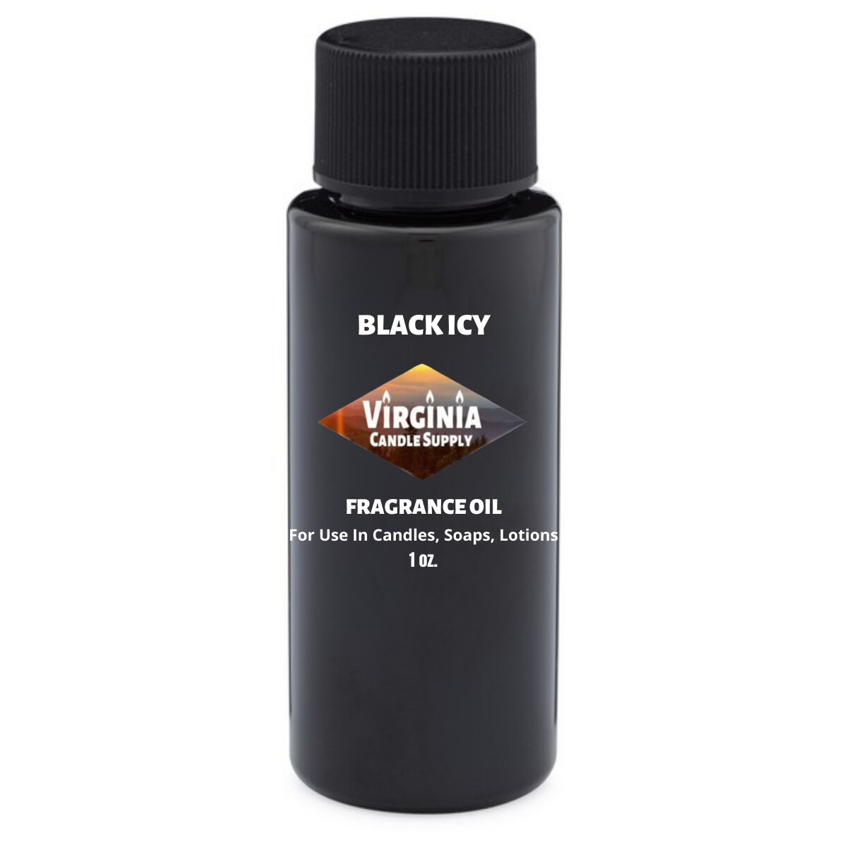 Black Icy Fragrance Oil (Our Version of the Brand Name) (1 oz Bottle) for Candle Making, Soap Making, Tart Making, Room Sprays, Lotions, Car Fresheners, Slime, Bath Bombs, Warmers…