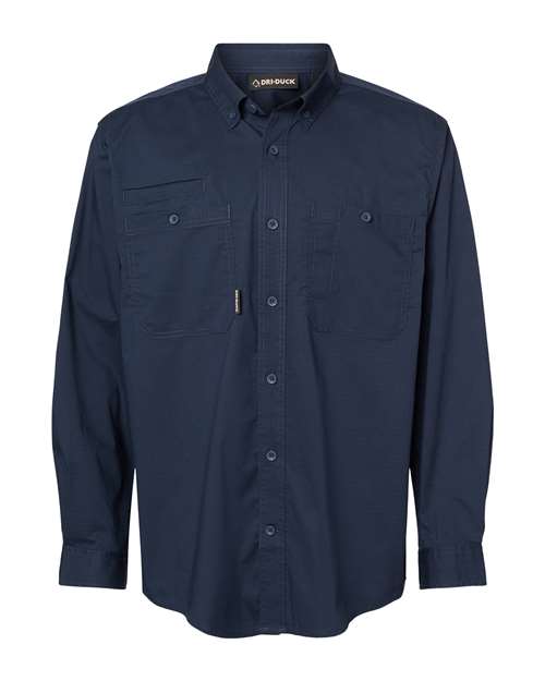 DRI DUCK® Men’s Craftsman Woven Shirt Durable Ripstop Fabric with Functional Utility Design