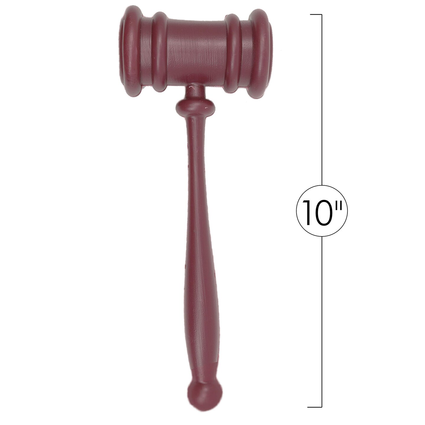 udge Gavel Costume Accessory - Justice Costume Accessories Props for Courtroom - 1 Piece