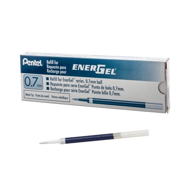 Refill Ink - For EnerGel Retractable Liquid Gel Pen, (0.7mm) Medium Line, Navy Blue Ink