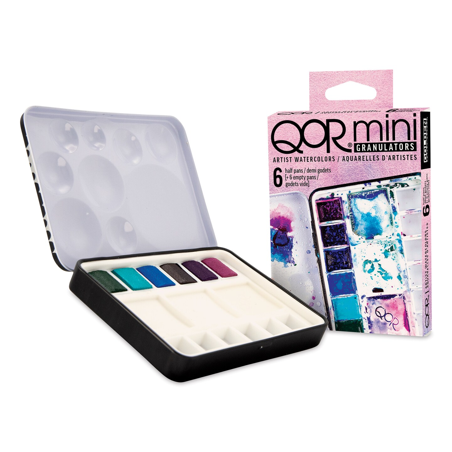 QoR Watercolor Set - Granulators, Set of 6 Half Pans | Michaels